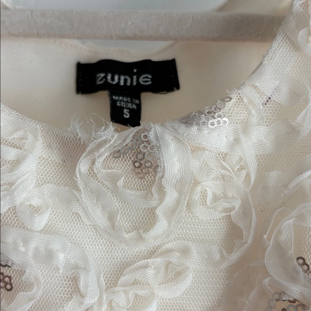 ZUNIE tutu mesh embellished dress whimsical ballerina playful dress